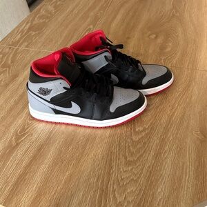 SOLD SOLD SOLD Nike Men's Black and Gray Sneakers with Red Accents